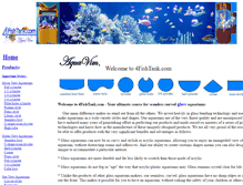 Tablet Screenshot of 4fishtank.com